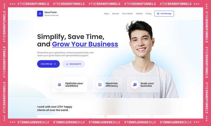 Dave Porter Personal Branding + Social Media Template (FigmaAS)